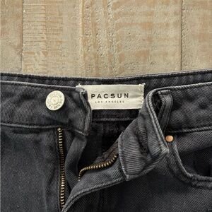 PacSun women’s Black Jean shorts